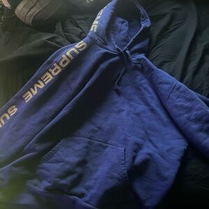 Supreme Royal Blue Jacket with Red Tag